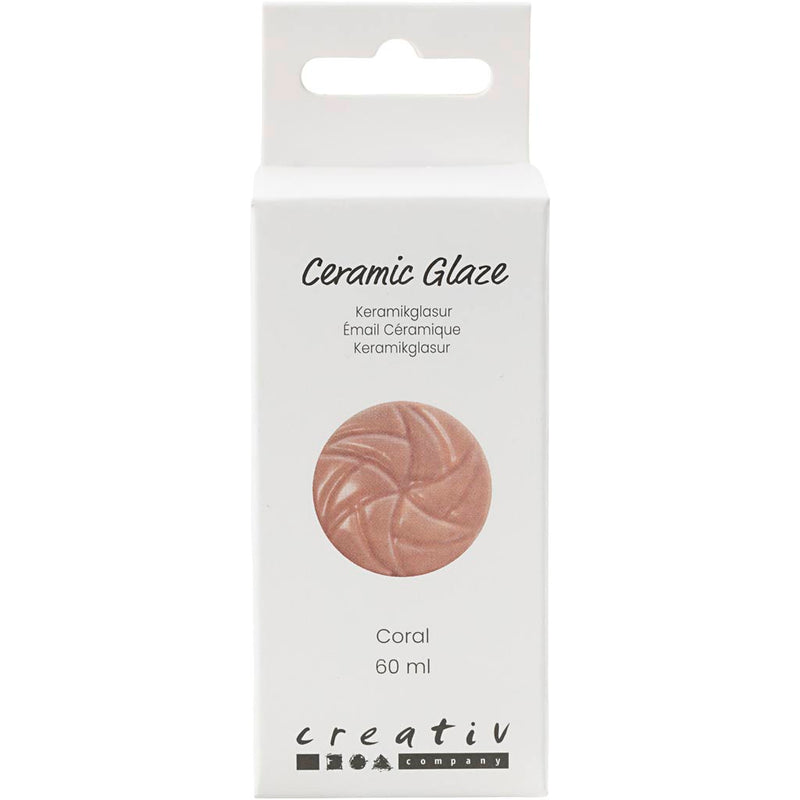 Load image into Gallery viewer, Creativ company https: www.cchobby.nl keramiek-glazuur-984-1101-c-dekkend-coral-60-ml-1-doosje
