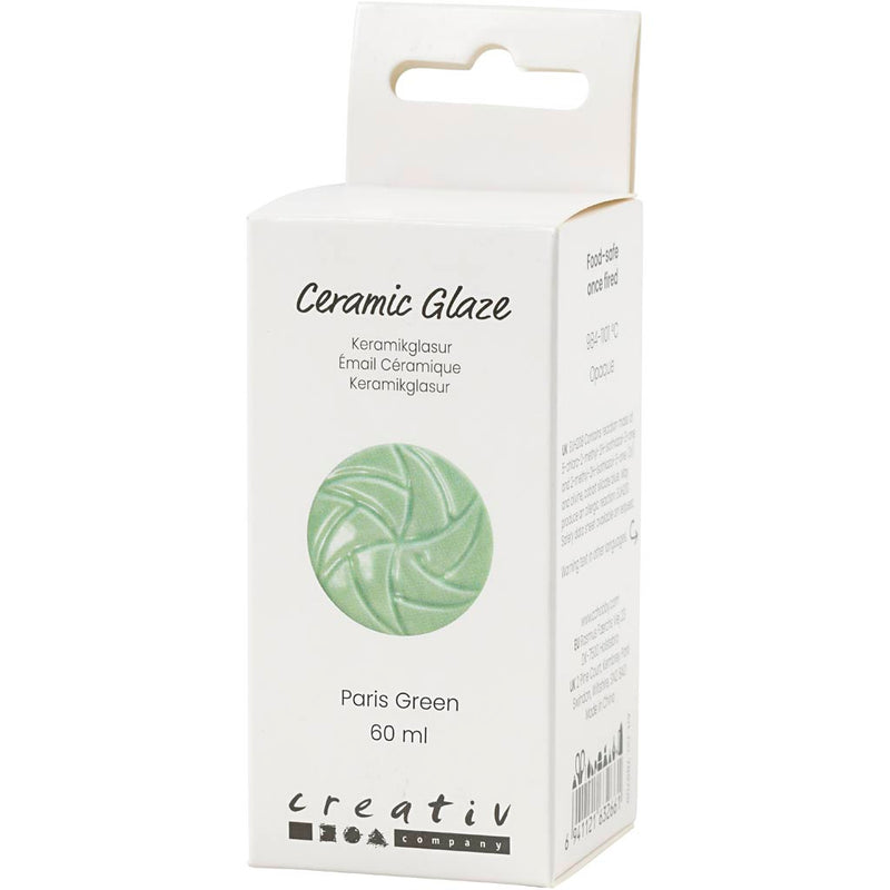 Load image into Gallery viewer, Creativ company keramiek glazuur 984-1101 c dekkend paris green - 60ml
