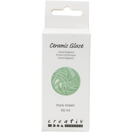 Creativ company keramiek glazuur 984-1101 c dekkend paris green - 60ml