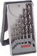 Bosch mini x-line pro set met 7 hss-g metaalboren