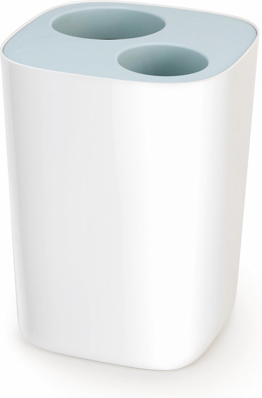 Joseph joseph split prullenbak - badkamer keuken - 2 x 8l - creme
