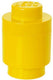 Lego - opbergbox brick 1 rond - polypropyleen - geel