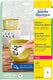 Avery afneembare weerbestendige etiketten formaat 210 x 297 mm (b x h) (b x h) wit doos van 20 etiketten
