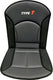 Carpoint stoelkussen type-t 90 x 45 cm zwart grijs
