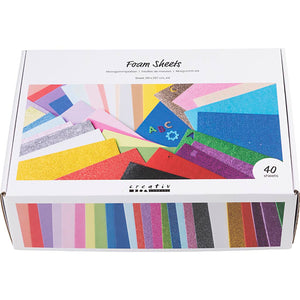 Creativ company https: www.cchobby.nl foam-vellen-a4-vel-210x297-cm-diverse-kleuren-40-vel-1-doos