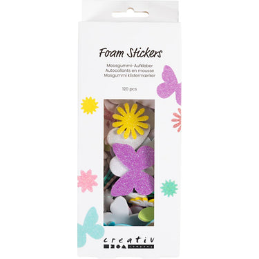 Http: www.cchobby.nl foam-stickers-vlinder-bloem-blad-zelfklevend-afm-9-43-mm-pastelkleuren-120-stuk-1-doos