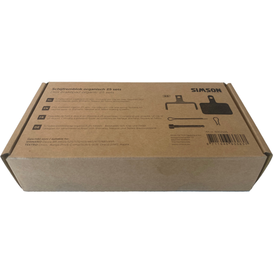 Rema tip top nederland b.v. simson 600210b bulk schijfremblokken organisch (box. 25 sets)