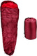 Camp active mummy slaapzak - zomerslaapzak voor 5°c tot 10°c - 210 x 80 cm - rood