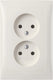 Berker s1 inbouw wandcontactdoos (wcd) 2-voudig polar wit