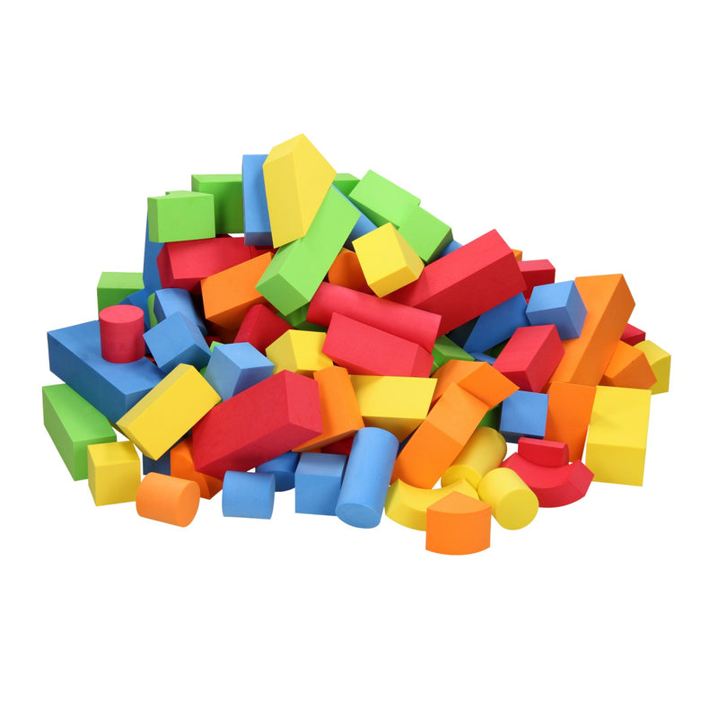 Afbeelding laden in galerijviewer, Foam bouwblokken, 131dlg.
