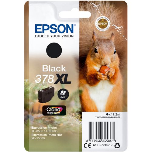 Inktcartridge epson 378xl zwart