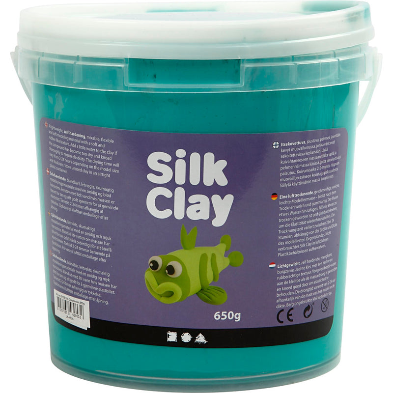 Cargue la imagen en el visor de la galería, Https: www.cchobby.nl silk-clayr-groen-650-gr-1-emmer
