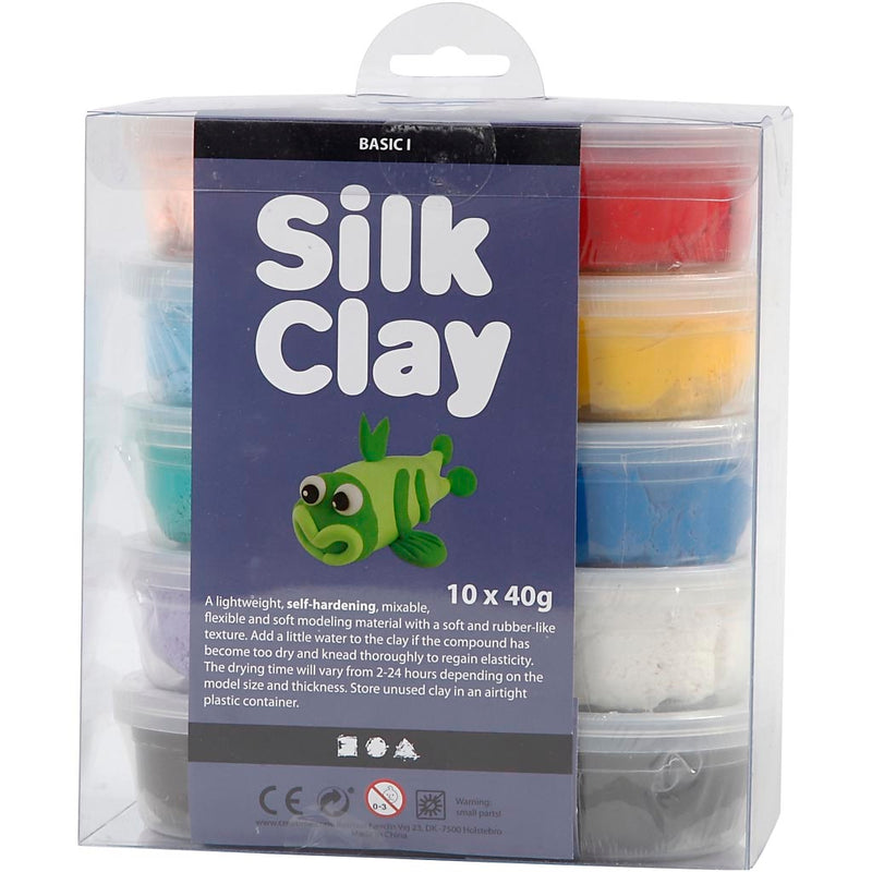 Load image into Gallery viewer, Silk clay https: www.cchobby.nl silk-clayr-basic-1-diverse-kleuren-10x40-gr-1-doos
