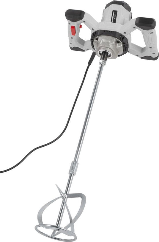Powerplus beton- en verfmenger powc60210 - 1050w, variabele snelheid - incl roerstaaf 120x580mm