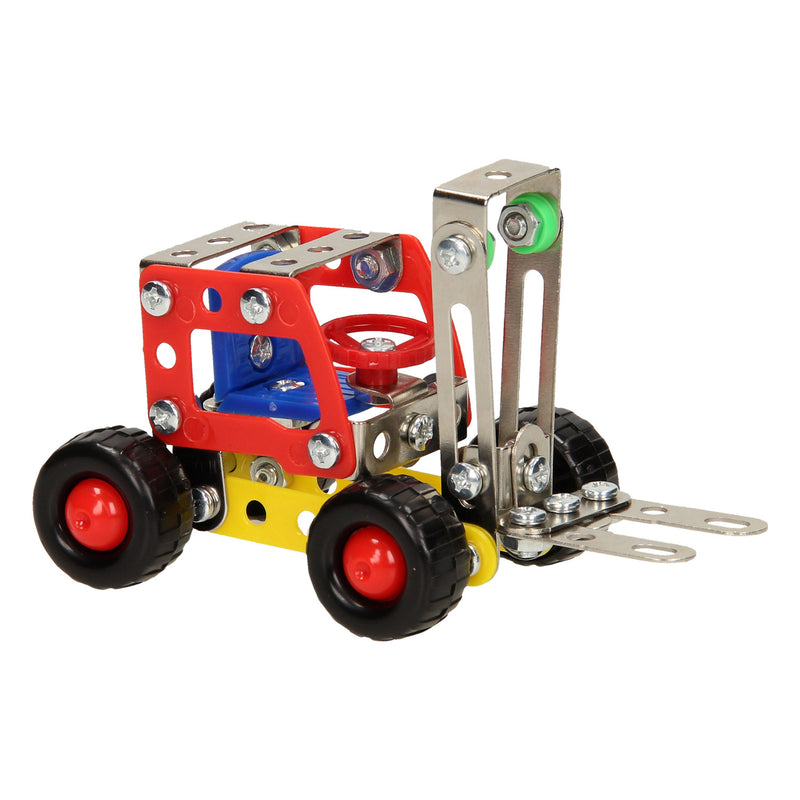 Load image into Gallery viewer, Constructieset metaal - heftruck, 88dlg.
