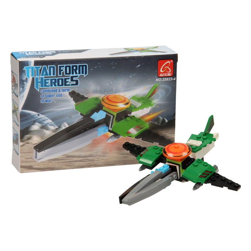 Load image into Gallery viewer, Bouwset titan heroes - space groen, 51dlg.

