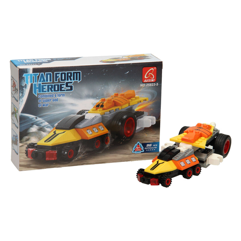 Cargue la imagen en el visor de la galería, Lobbes bouwset titan heroes - space explorer oranje - 96dlg.
