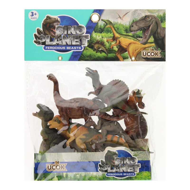 Load image into Gallery viewer, Dinosaurus luxe speelset, 6st.
