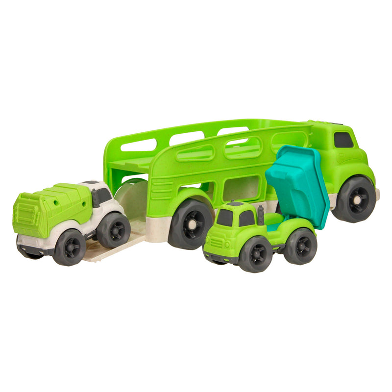 Load image into Gallery viewer, Lobbes speelgoed bv autotransporter recycle - groen
