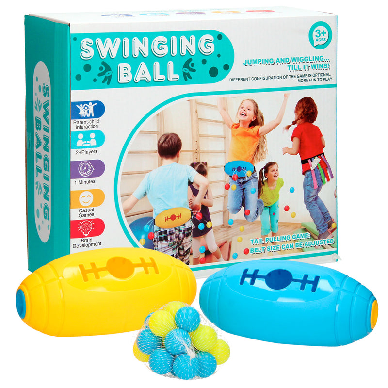 Load image into Gallery viewer, Lobbes speelgoed bv 2-in-1 spel: lintjes pakken swingbal
