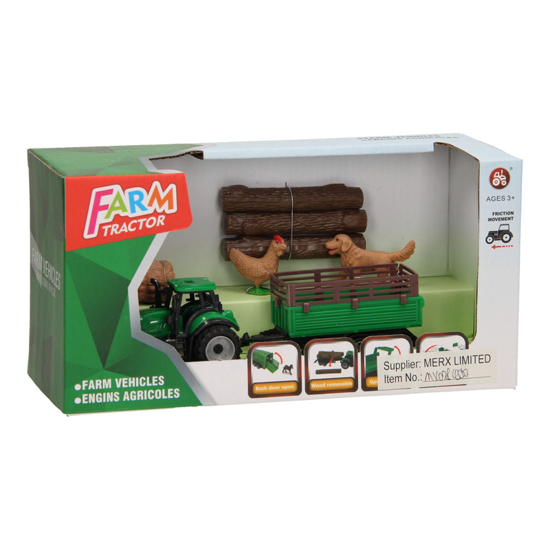 Load image into Gallery viewer, Tractor met toebehoren - set 3
