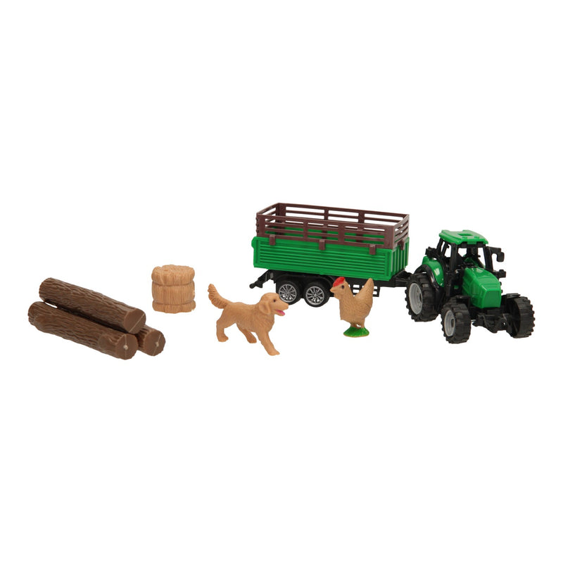 Load image into Gallery viewer, Tractor met toebehoren - set 3
