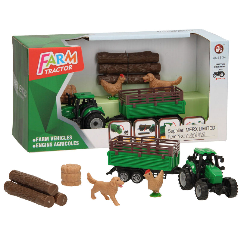 Load image into Gallery viewer, Tractor met toebehoren - set 3
