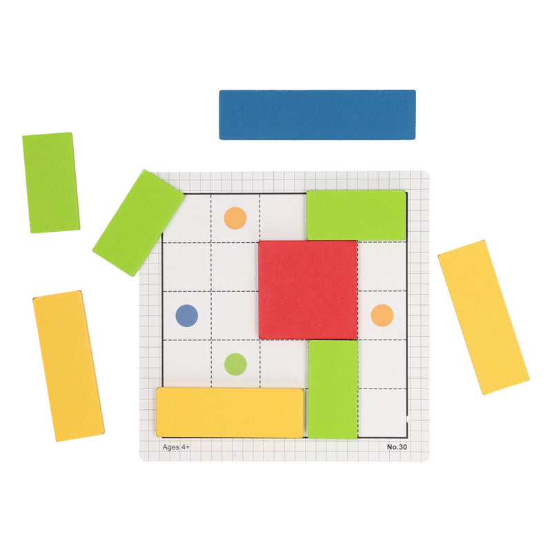 Load image into Gallery viewer, Iq puzzel hout, niveau 1
