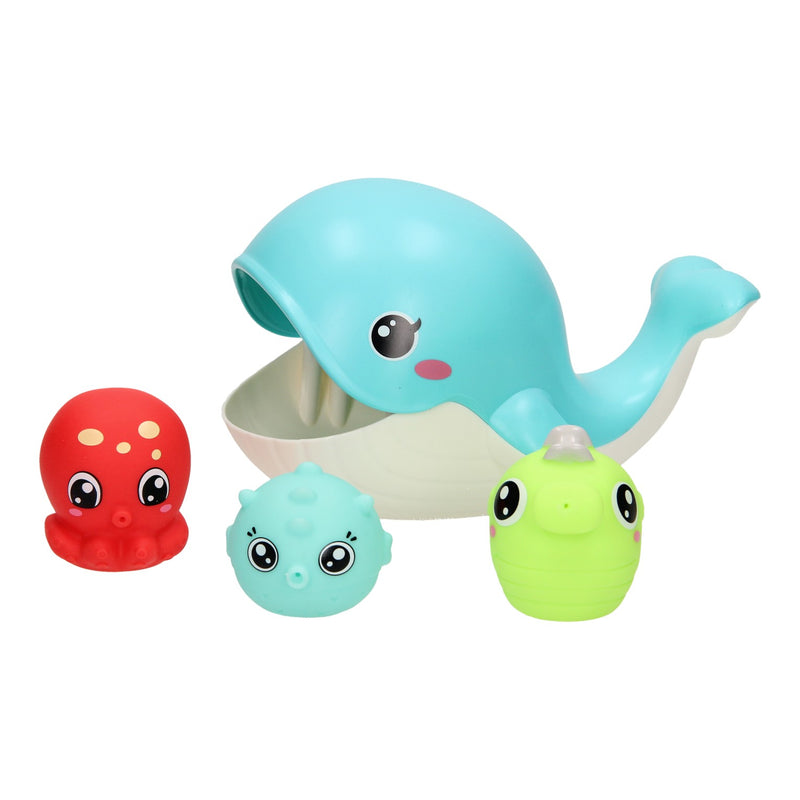 Load image into Gallery viewer, Badspeelset walvis happer, 4dlg.
