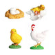 Cycplus levenscyclus haan speelfiguren set