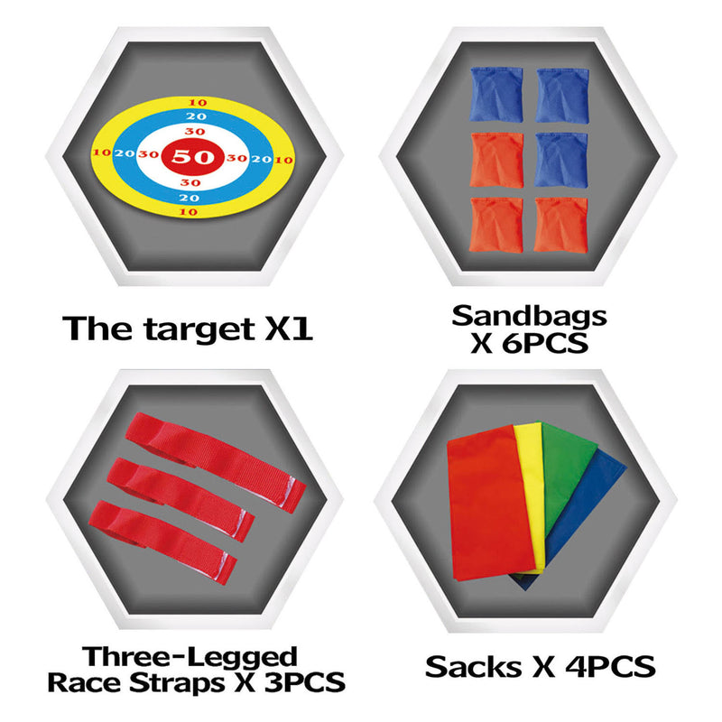 Load image into Gallery viewer, Classic games outdoor 3in1 buitenspellen
