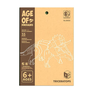 Lobbes houten bouwpakket 3d triceratops