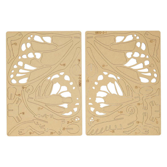 Lobbes houten bouwpakket 3d vlinder