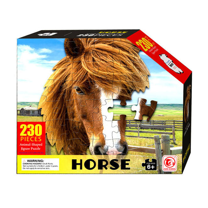 ギャラリービューアに画像をロードする, Shape puzzel paard, 320st.
