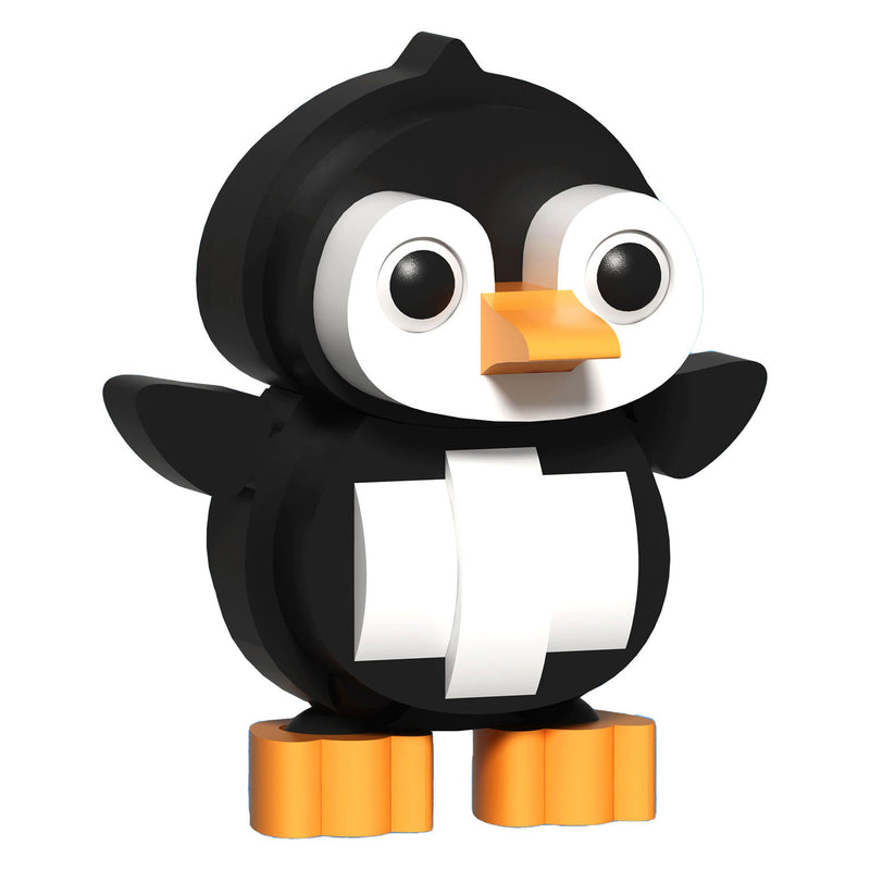 Load image into Gallery viewer, Foam bouwset 3d pinguin
