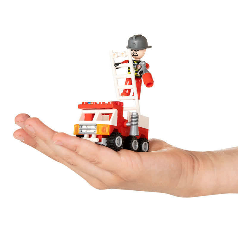 Cargue la imagen en el visor de la galería, Bouwset brandweer ladderwagen - 63dlg.
