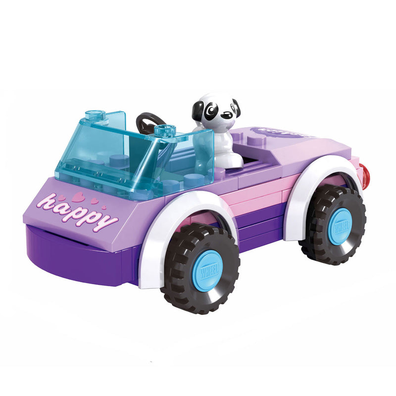 Cargue la imagen en el visor de la galería, Lobbes bouwset zomerauto cabrio - 56dlg.
