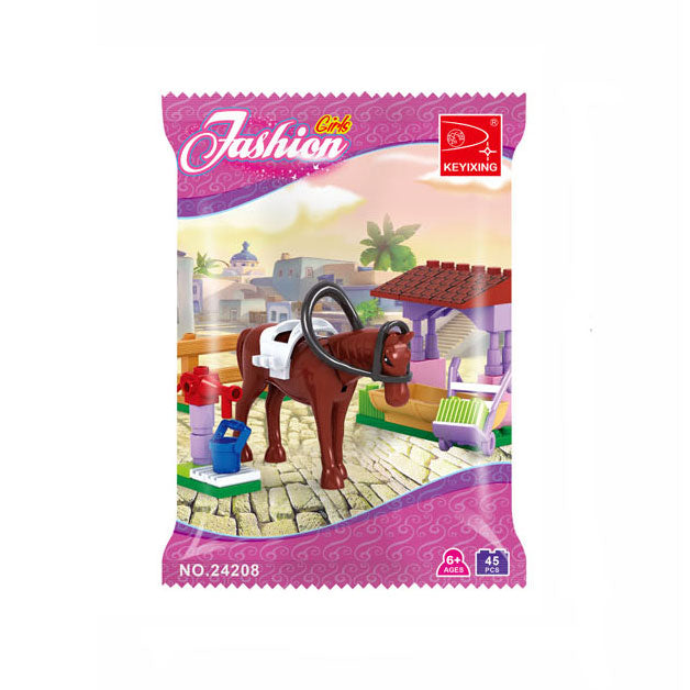 ギャラリービューアに画像をロードする, Bouwset paarden verzorging - 45dlg.
