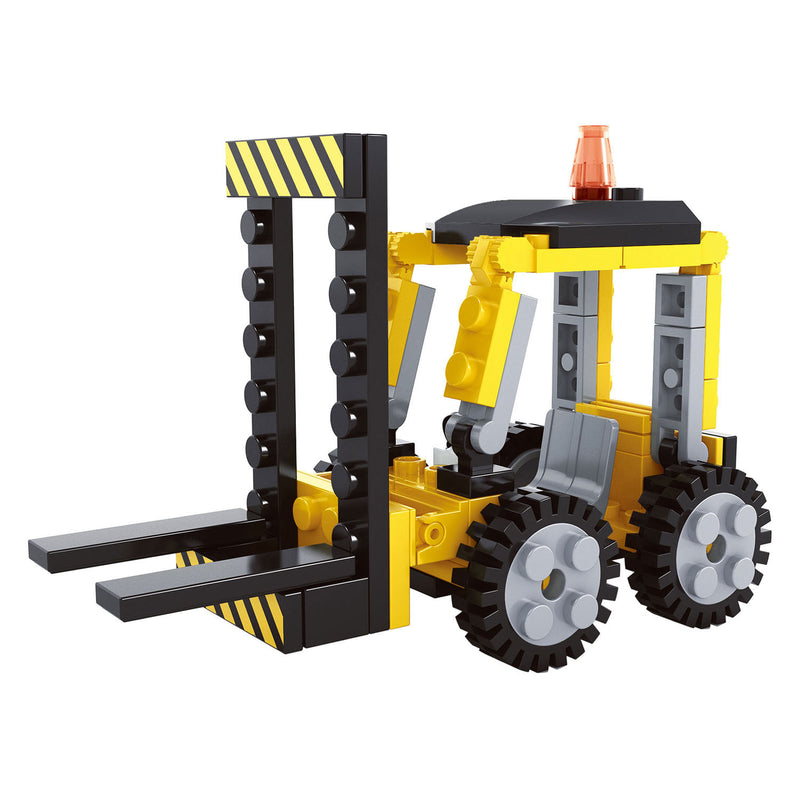 Cargue la imagen en el visor de la galería, Lobbes bouwset constructie heftruck - 74dlg.
