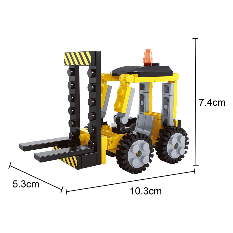 Cargue la imagen en el visor de la galería, Lobbes bouwset constructie heftruck - 74dlg.
