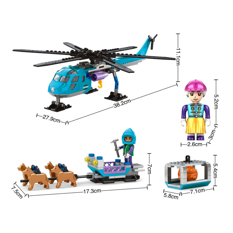 Load image into Gallery viewer, Bouwset poolmissie heli hondenslee - 248dlg.
