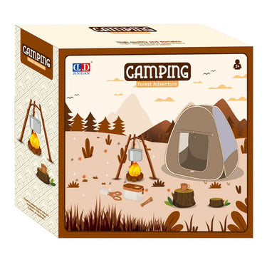 Kampeerset tent speelset, 34dlg.