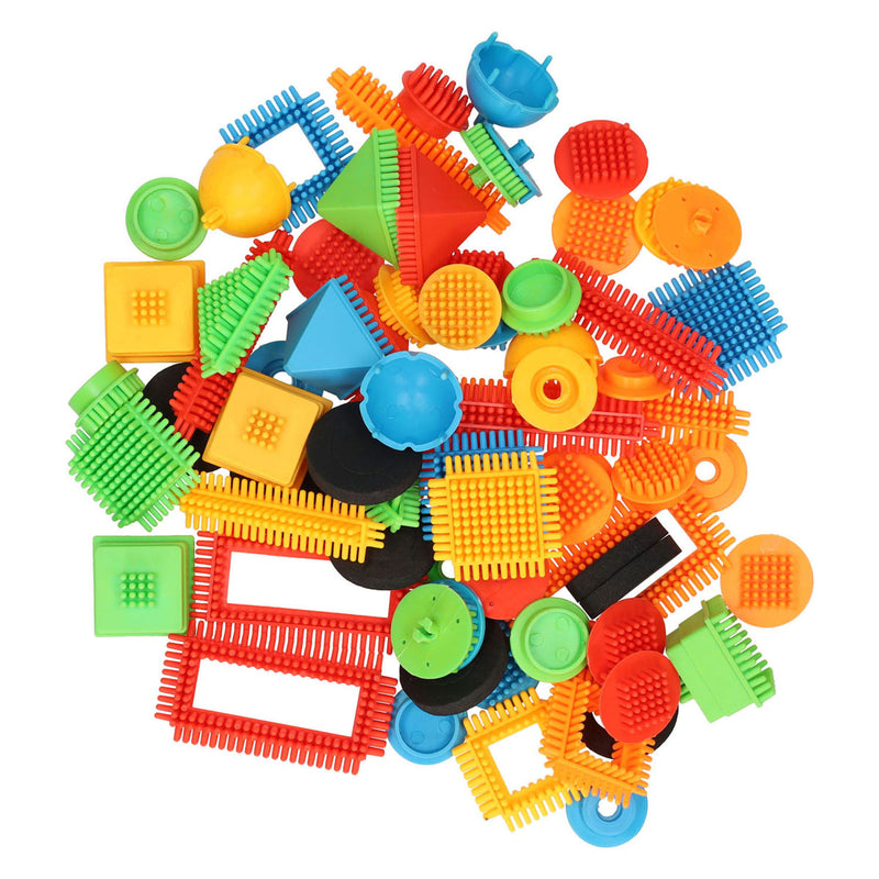 Load image into Gallery viewer, Bloko bristle bouwblokken, 80dlg.

