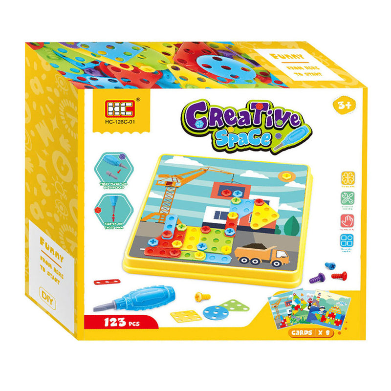Load image into Gallery viewer, Schroefset 8 platen geel, 123dlg.
