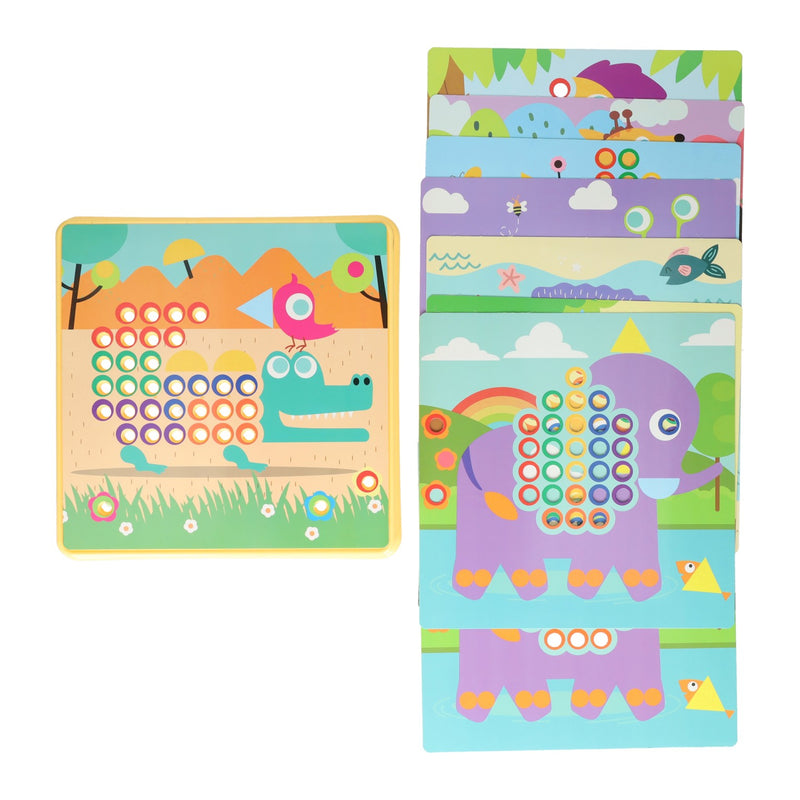 Load image into Gallery viewer, Insteekmozaïek geel, 249dlg. (8 kaarten)
