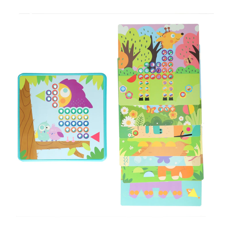 Load image into Gallery viewer, Insteekmozaïek blauw, 249dlg. (8 kaarten)
