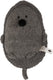 D d home trappelkussen molly l - 13x14x27cm donkergrijs