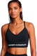 Under armour vanish seamless low bra dames sportbeha - zwart
