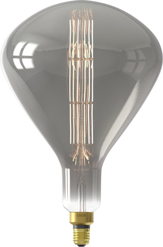 Calex sydney xxl titanium - e27 led lamp - filament lichtbron dimbaar - 7,5w - warm wit licht
