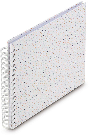 Hama spiraalalbum confetti, 28x24 cm, 50 witte pagina's